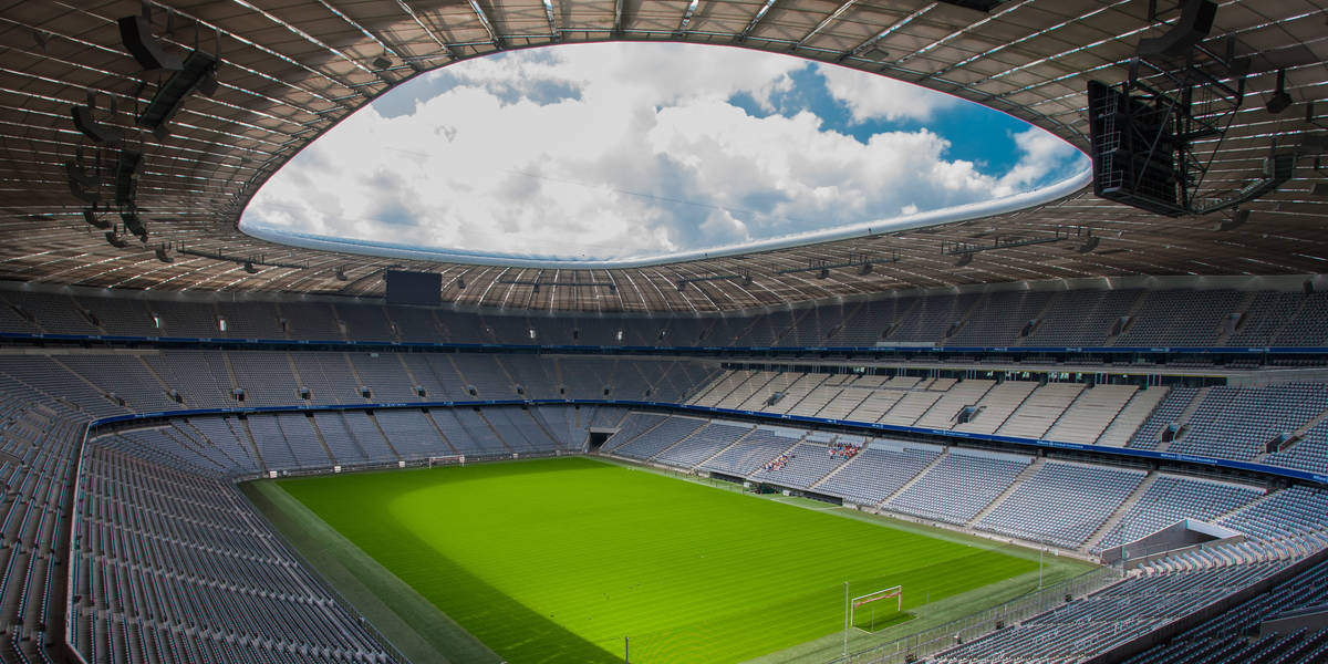 Munich,,Germany,-,June,28:,Allianz,Arena,Football,Stadium,On