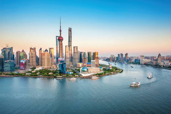 561151585 Aerial view of Shanghai