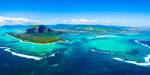 Aerial,View,Of,Mauritius,Island,Panorama,And,Famous,Le,Morne