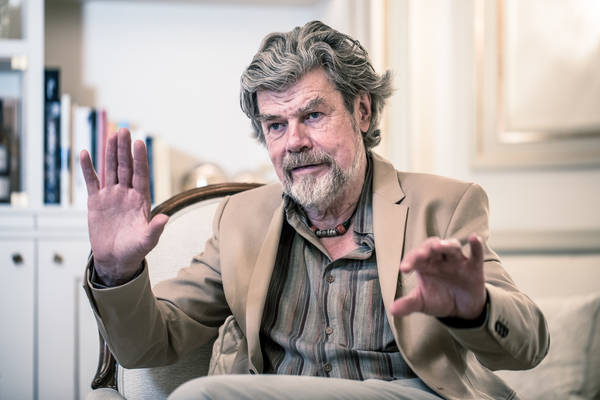 Reinhold Messner- Privatjet Albert Ballin