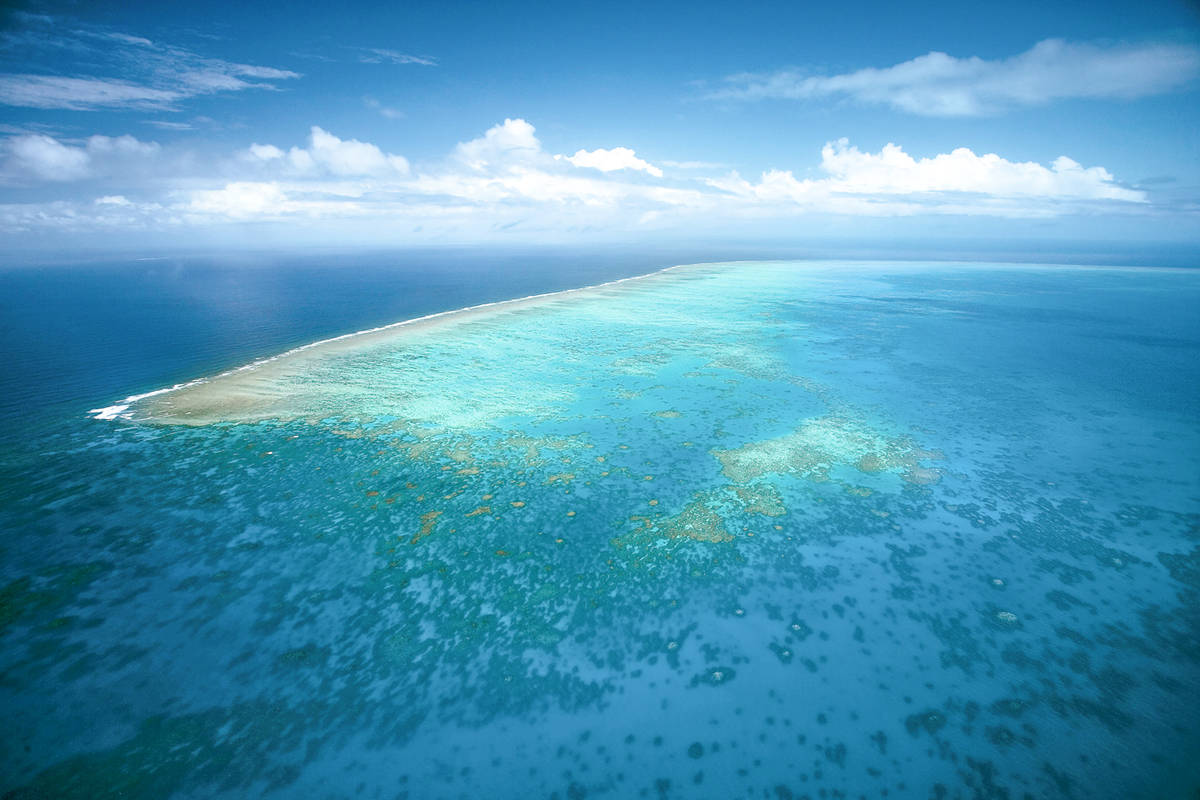 Great Barrier Reef in Australia From Above