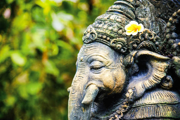 City Guide Bali, Denpasar Ganesha made of stone in bali