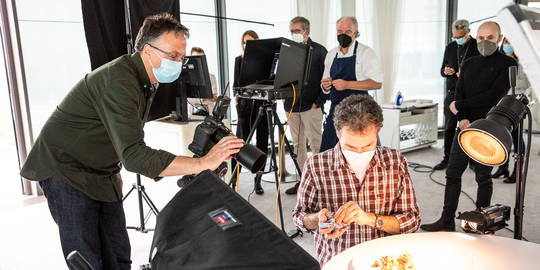 Making Of - Food Foto-Shooting im Hotel The Fontenay für die neuen Kataloge der EUROPA und EUROPA 2, Hapag-Lloyd Cruises