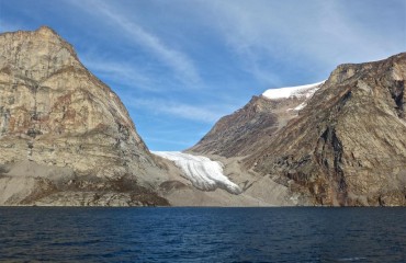 Gletscher im Sam Ford Fjord (Medium)