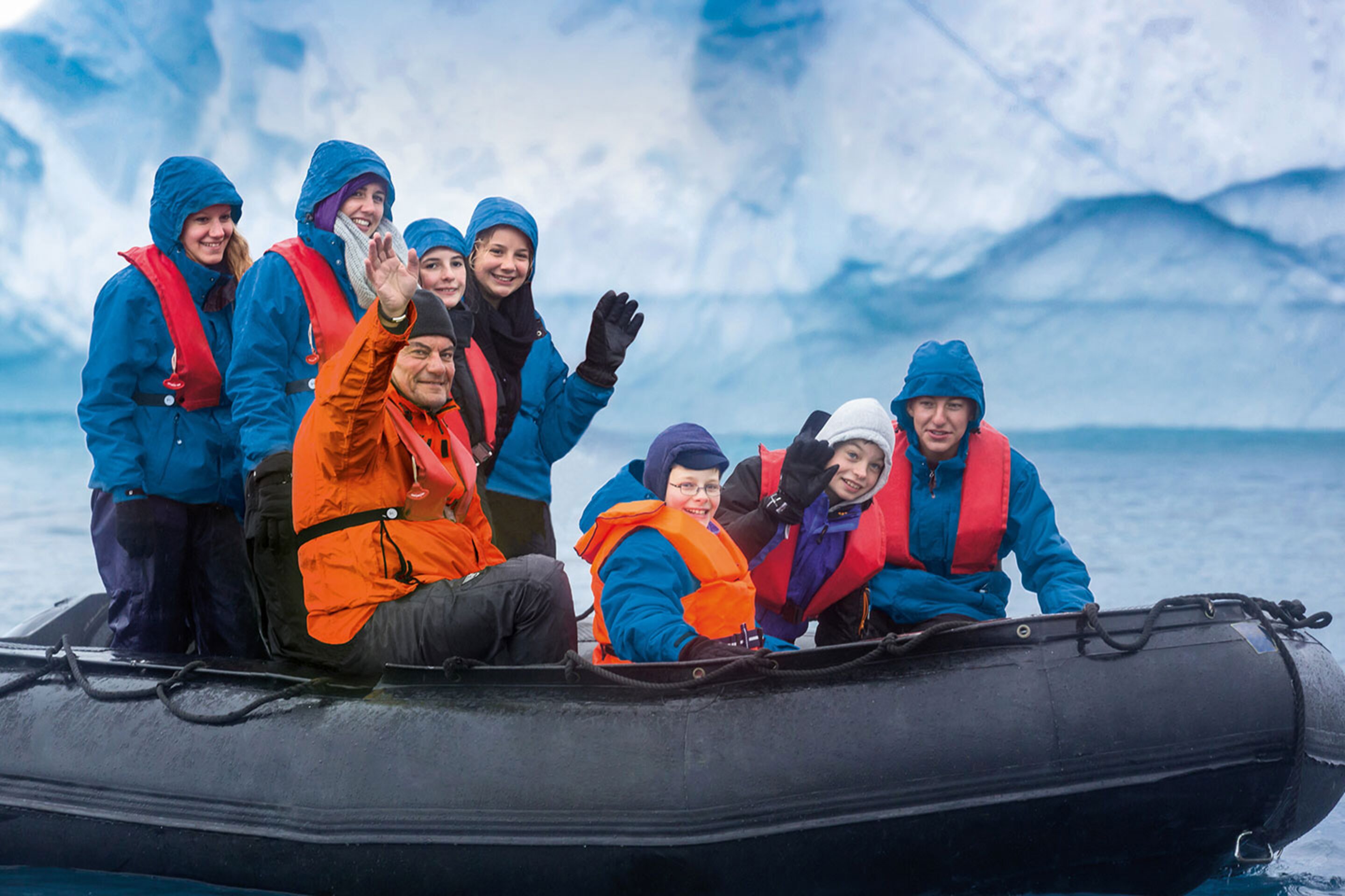 Junge Entdecker an Bord der HANSEATIC spirit
