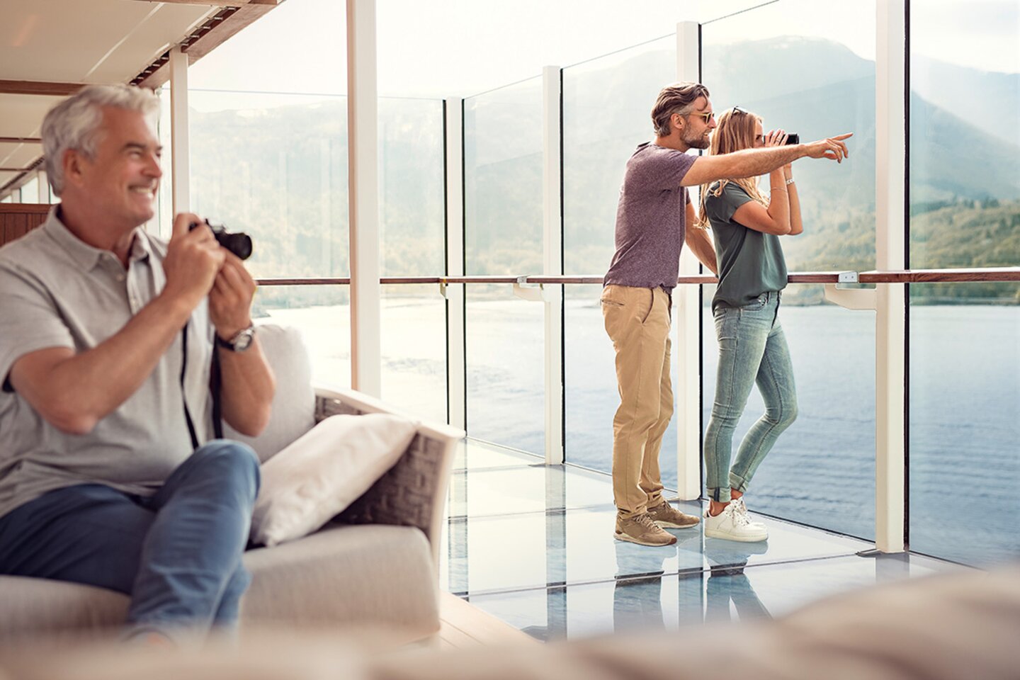 HANSEATIC Flotte Gläserne Balkone